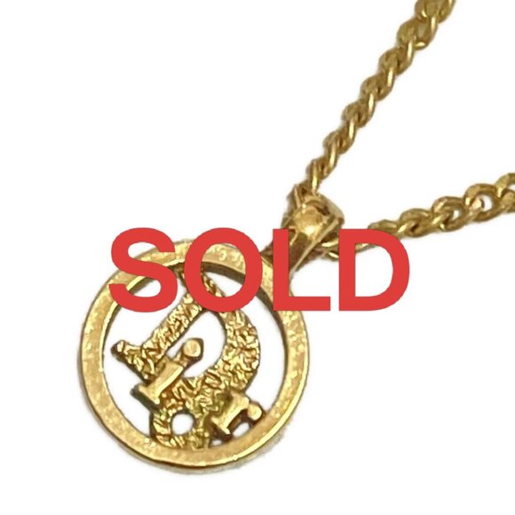 DIOR/ChristianDior - Gold Hardware Necklace 130-063025